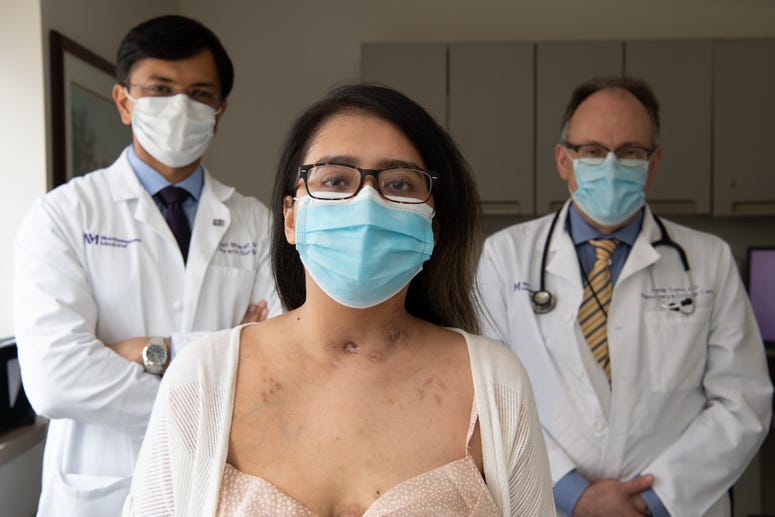 Mayra Ramirez, Dr. Bharat and Dr. Tomic Mayra Ramirez, Dr. Bharat and Dr. Tomic