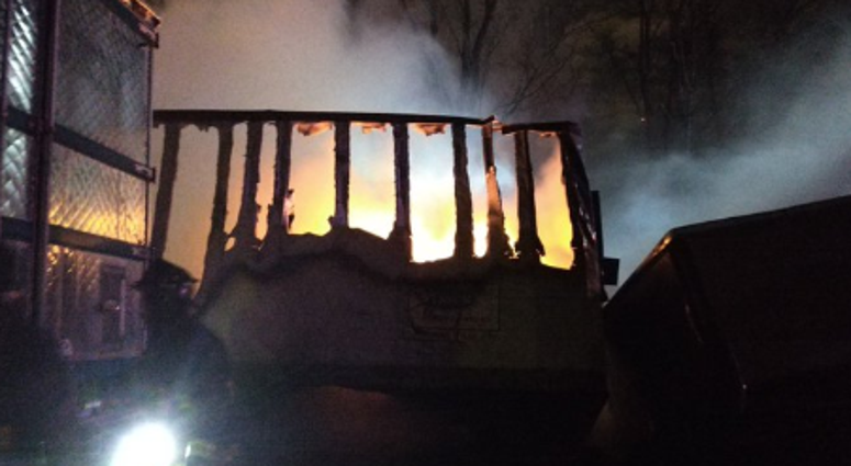 A fire at a pallet yard in Back of the Yards was struck out without any injuries Thursday, according to fire officials. A fire at a pallet yard in Back of the Yards was struck out without any injuries Thursday, according to fire officials.