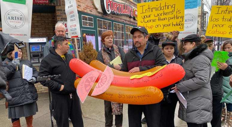 Portillo's Worker Protest