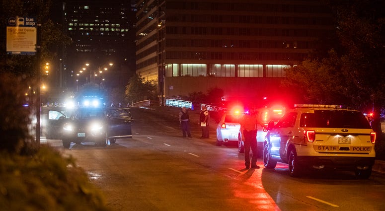 A vehicle wanted in connection with a homicide in Lake County was chased from the north suburban county all the way to the Near West Side Tuesday, culminating in the arrests of four people. A vehicle wanted in connection with a homicide in Lake County was chased from the north suburban county all the way to the Near West Side Tuesday, culminating in the arrests of four people.