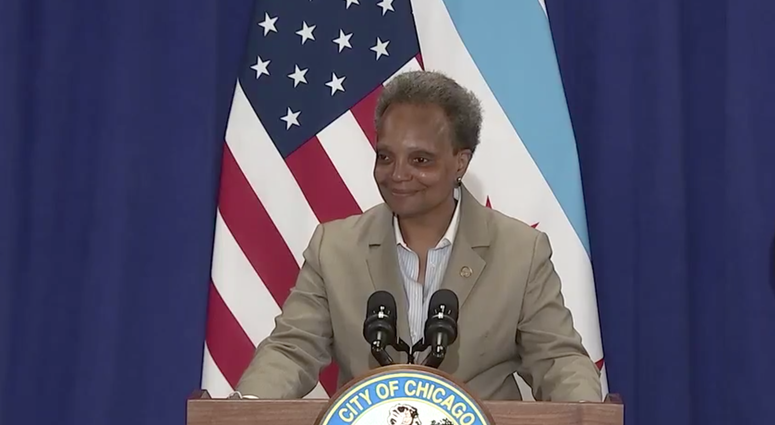 In a press conference Monday, Mayor Lightfoot reminded residents COVID-19 is still prevalent. In a press conference Monday, Mayor Lightfoot reminded residents COVID-19 is still prevalent.
