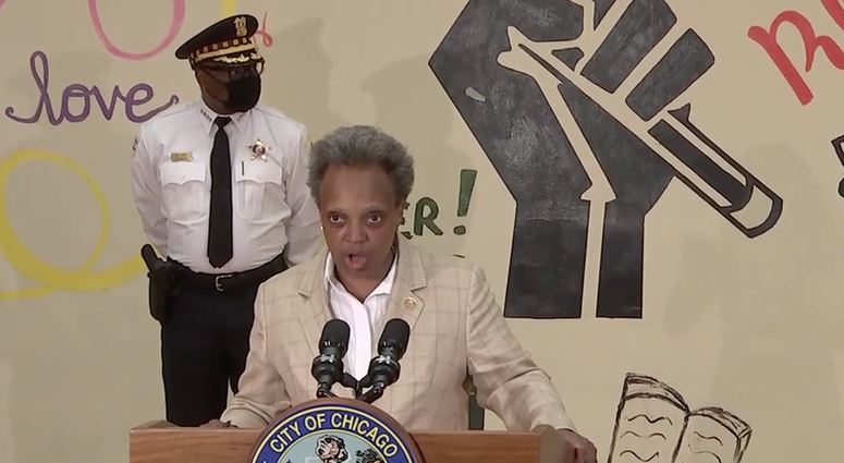 Mayor Lightfoot joined city departments, agencies, and street outreach partners to announce public safety efforts ahead of the Fourth of July weekend. Mayor Lightfoot joined city departments, agencies, and street outreach partners to announce public safety efforts ahead of the Fourth of July weekend.