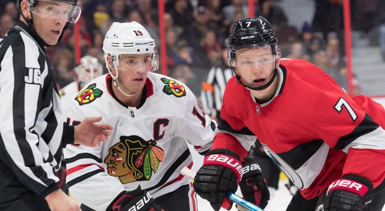 Blackhawks V Senators