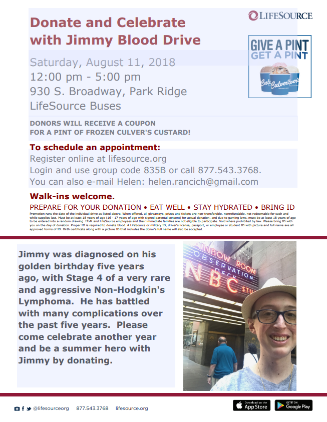 Jimmy Rancich Blood Drive