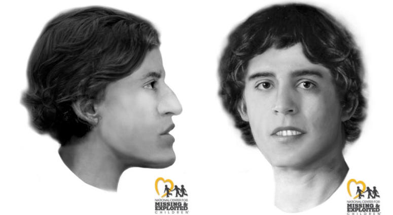 John Doe Number 13: A white male, 18 to 22 years old. 5-9 to 6-2. He had dark brown wavy hair.