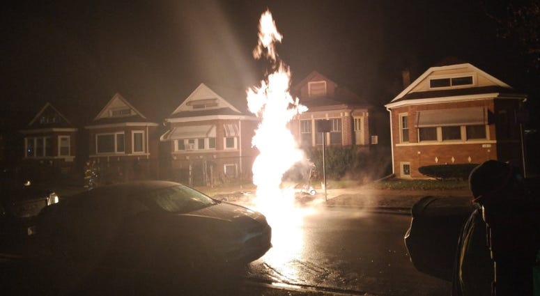 Gas Line Rupture