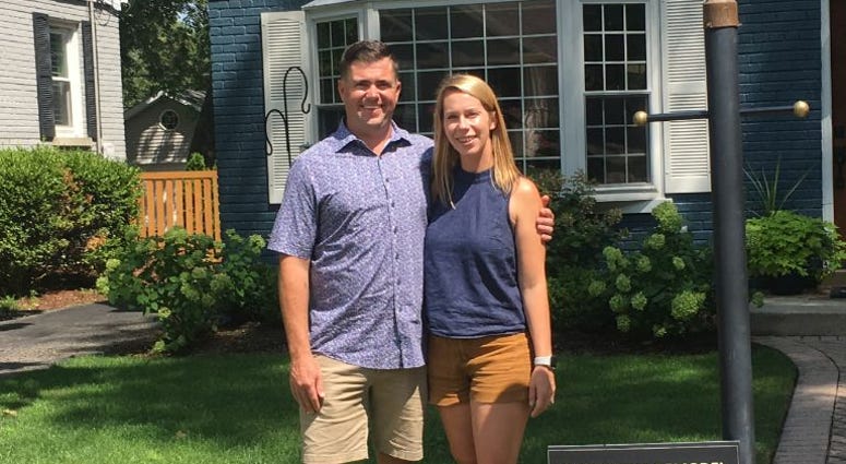 Scott and Kristin Fischer of suburban Glen Ellyn with Muirwood Reclamations.