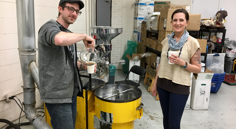 Inside a West Chicago warehouse, Marcus Contaldo and Jenni Trilik-Contaldo are brewing more than a mean cup of joe.