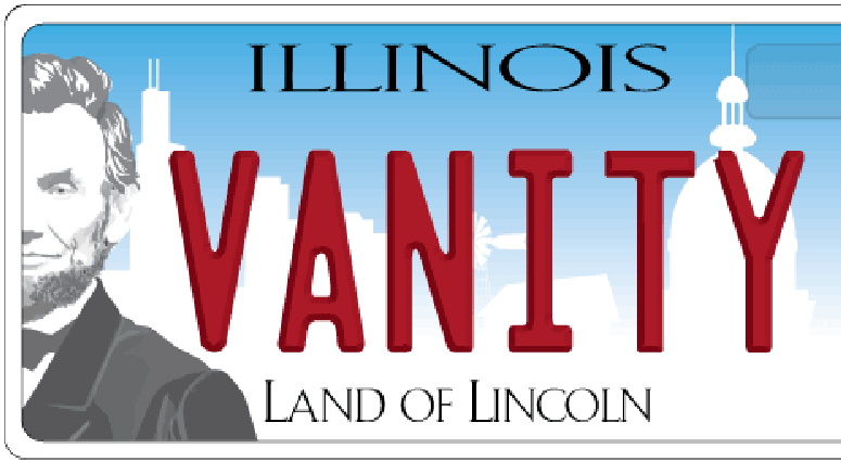 License Plate Vanity