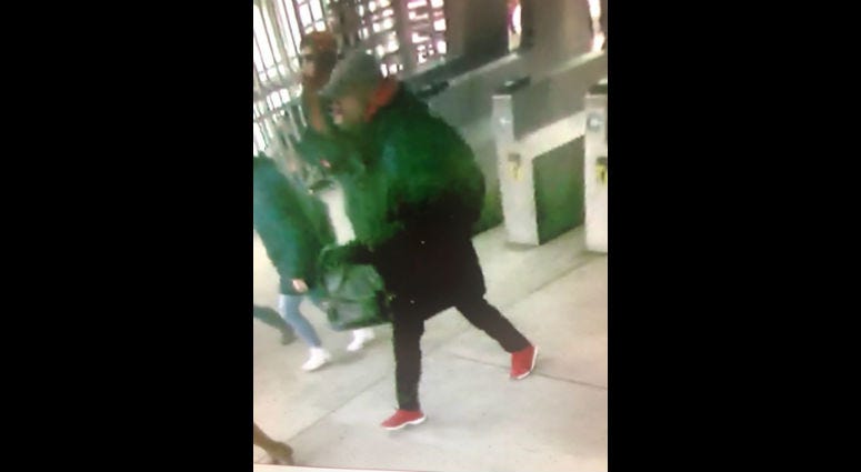 Police say this man is a possible shooter who wounded a man Feb. 5, 2020 in shooting on a Blue Line train near UIC-Halsted. Police say this man is a possible shooter who wounded a man Feb. 5, 2020 in shooting on a Blue Line train near UIC-Halsted.