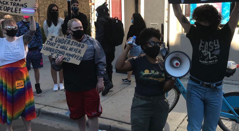 Protest at Boystown 6/14