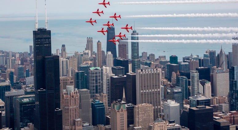 Red Arrows in Chicago Red Arrows in Chicago