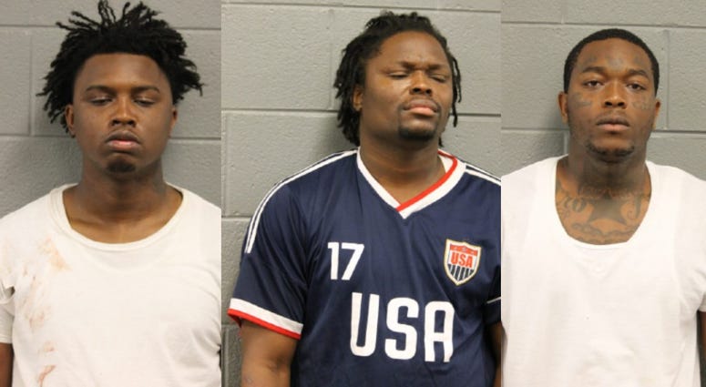 Kentrall Hayes (left); Darrell Crawford (center); Quincy Phillips (right) Kentrall Hayes (left); Darrell Crawford (center); Quincy Phillips (right)