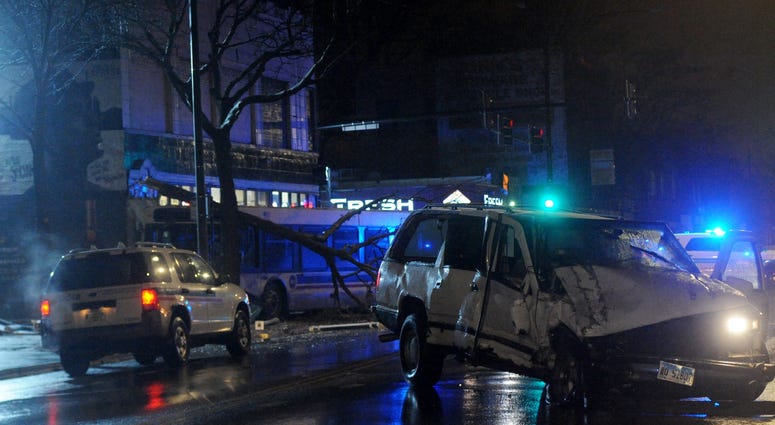 A CTA bus was involved in a crash Wednesday morning in the Englewood neighborhood on the South Side.