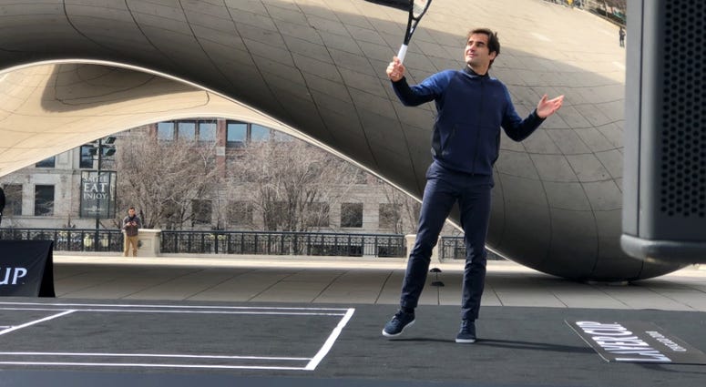 Roger Federer Millennium Park Roger Federer Millennium Park