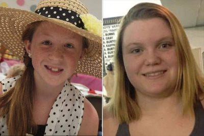 Abigail Williams (left) and Liberty German (right)
