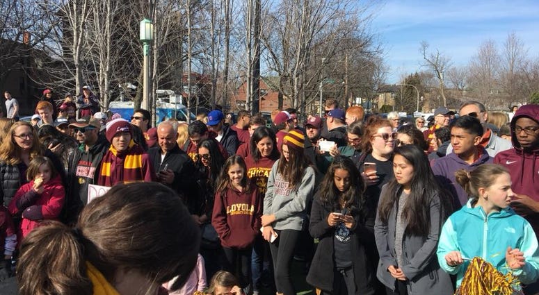 Loyola Men's Basketball Rally Loyola Men's Basketball Rally