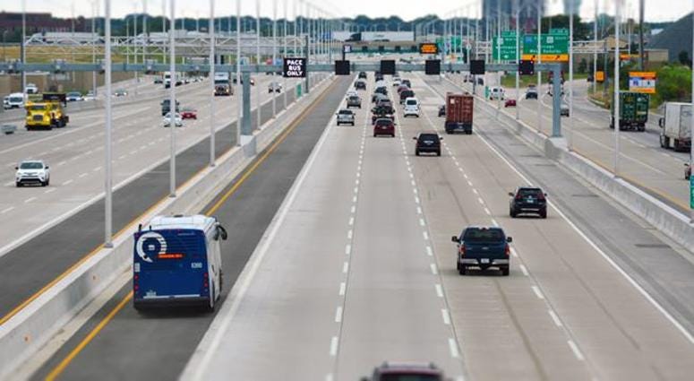 Pace Bus Flex Lane