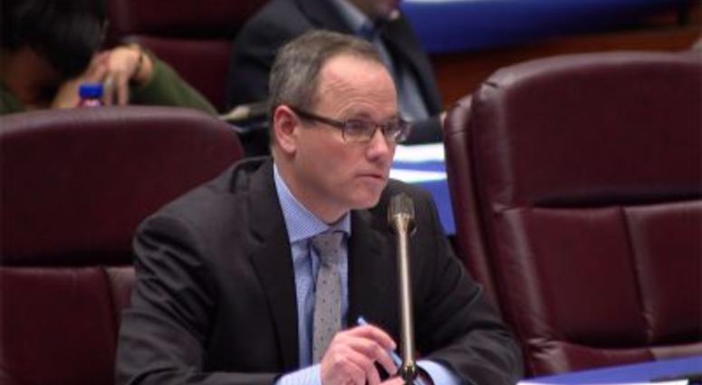 Ald. Marty Quinn (13th) at a City Council committee meeting