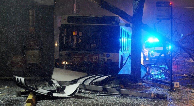 A CTA bus was involved in a crash Wednesday morning in the Englewood neighborhood on the South Side.