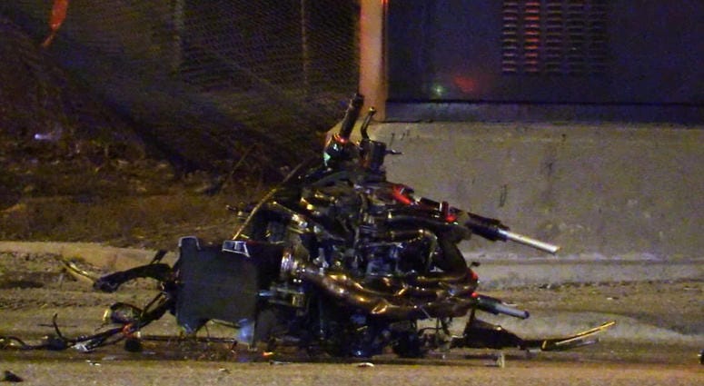 Two people were killed early Friday when the motorcycle they were riding on crashed into a truck in the Archer Heights neighborhood.