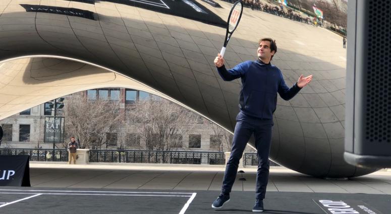 Roger Federer Millennium Park Roger Federer Millennium Park