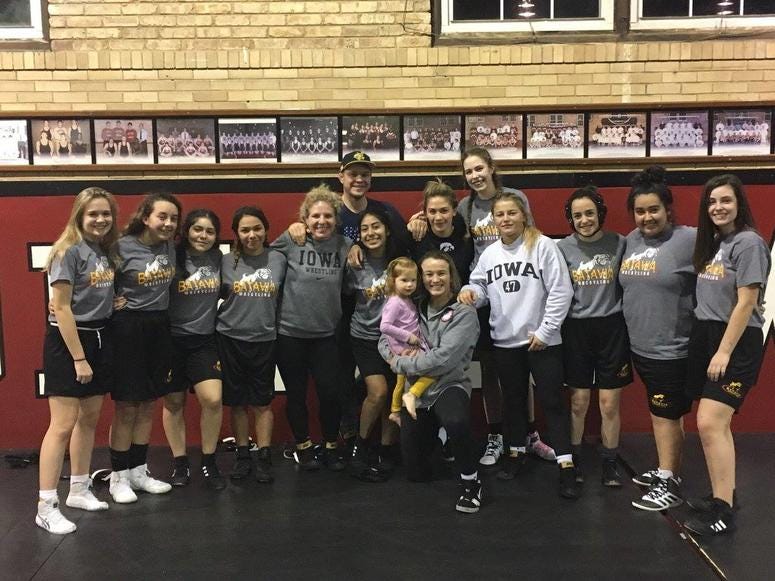 Batavia High School girls’ wrestling team
