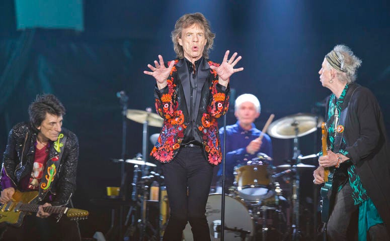 onnie Wood, Mick Jagger, Charlie Watts and Keith Richards of the Rolling Stones onnie Wood, Mick Jagger, Charlie Watts and Keith Richards of the Rolling Stones