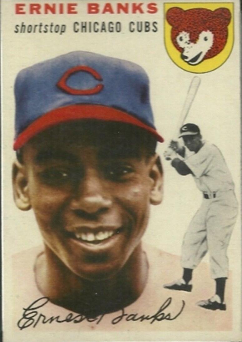 Ernie Banks Topps Card Ernie Banks Topps Card