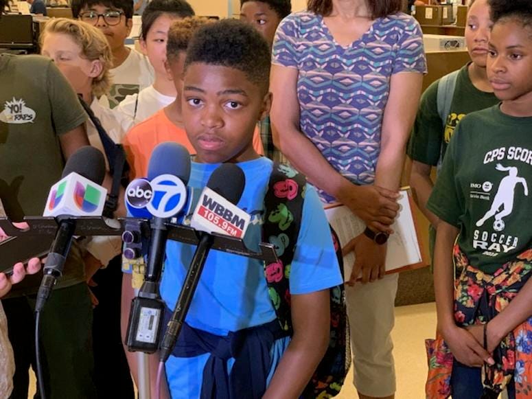 Mason O'Shields, 6th grader, Ray Elementary Mason O'Shields, 6th grader, Ray Elementary