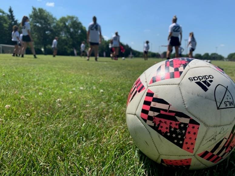 Four young women from the Chicago suburbs are heading to the World Cup of Youth Soccer. Four young women from the Chicago suburbs are heading to the World Cup of Youth Soccer.