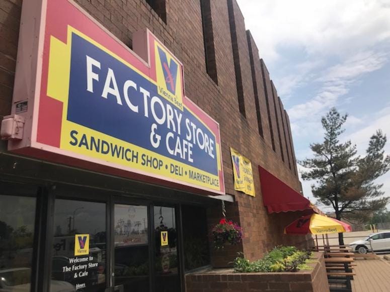 The Vienna Beef History Museum is inside its factory store and cafe on Damen Avenue