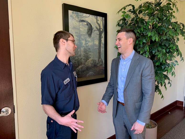 Aaron Maley and Greg Hart, DuPage County's RAMP-UP program Aaron Maley and Greg Hart, DuPage County's RAMP-UP program