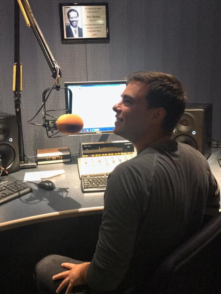 Kevin Jackman in Eric Brown studio