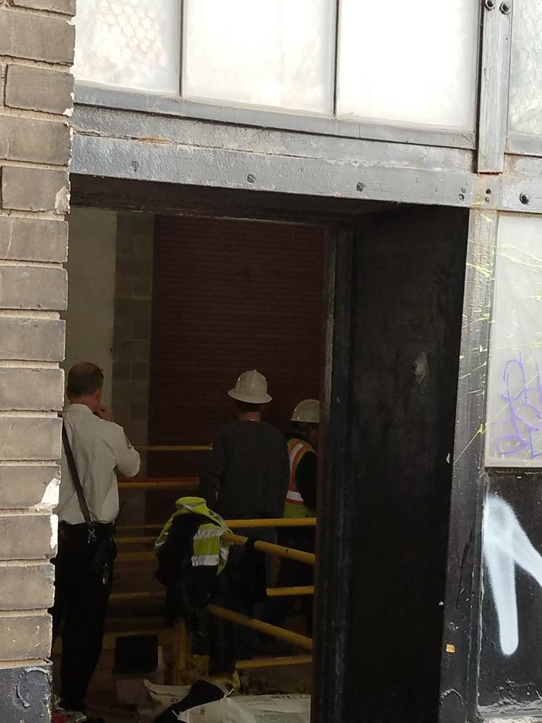 Three workers were hurt in a fire Tuesday morning at an electrical substation in the Loop
