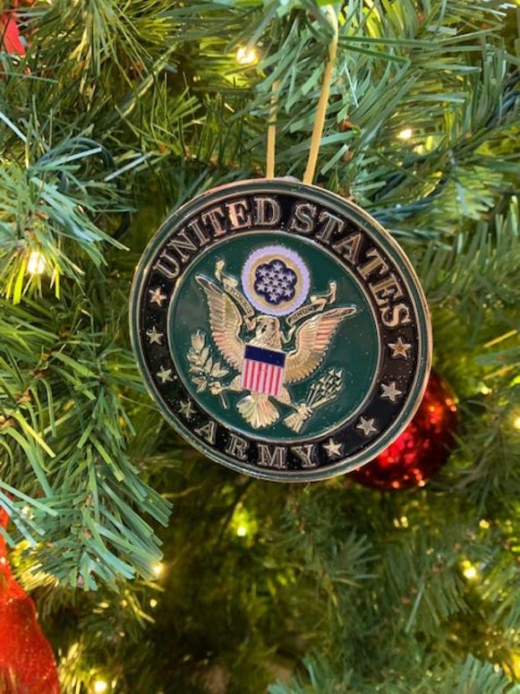 Gold Star Ornament