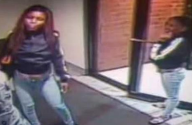 Surveillance photos of two people suspected of being involved in an attempted armed robbery on Aug. 15