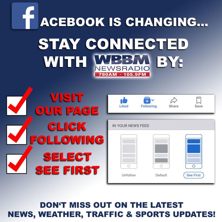 How to keep seeing us in your news feed!