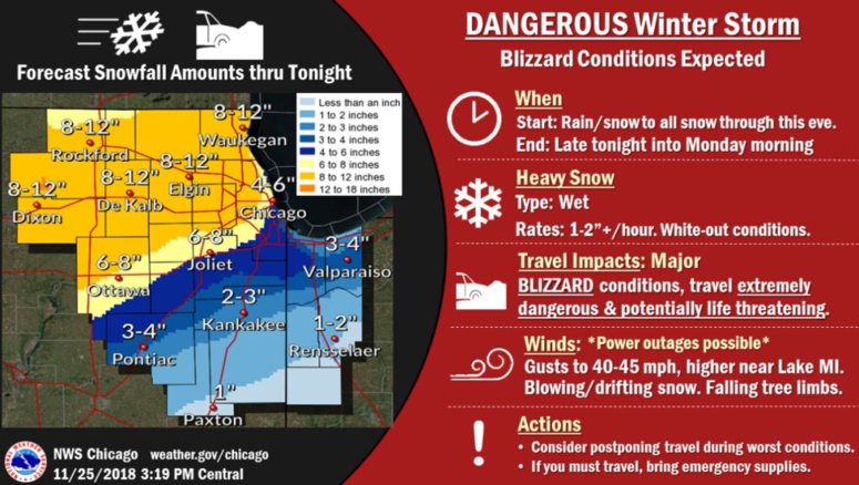 Winter Storm Map 11-26