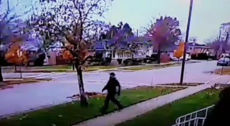 Surveillance image of the suspect in an attempted home burglary Nov. 6 in the 8600 block of North Olcott Avenue in Niles.
