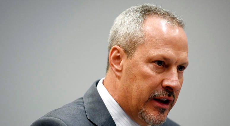 Drug Enforcement Administration regional director Matthew Donahue speaks during an interview, Tuesday, Aug. 14, 2018, in downtown Chicago.