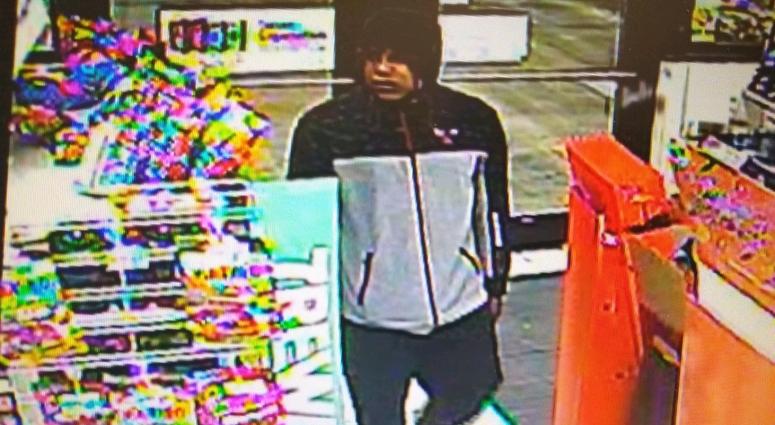 Police say this man robbed a 7-Eleven at gunpoint in Beach Park on Oct. 15, 2019. Police say this man robbed a 7-Eleven at gunpoint in Beach Park on Oct. 15, 2019.
