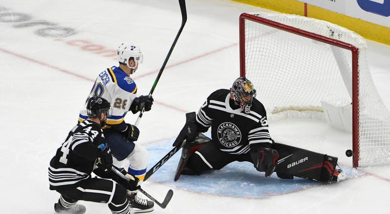 Blackhawks Blues