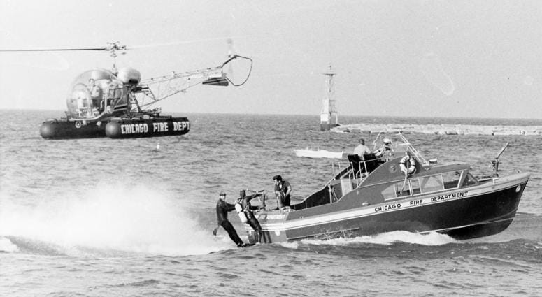 CFD Helicopter and Boat 1967