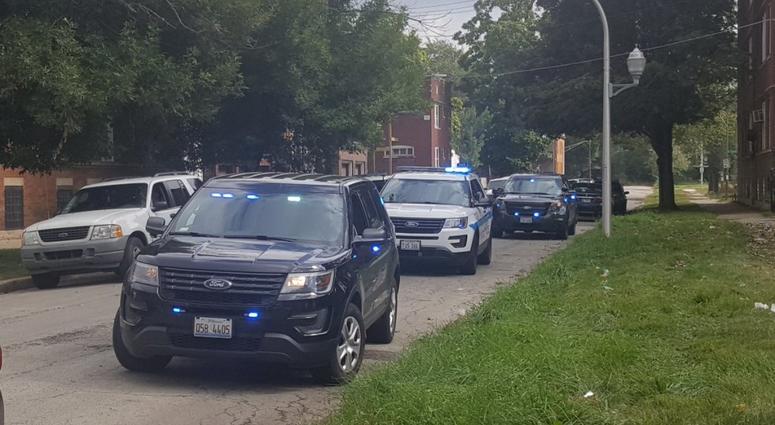 Police investigate reports of a shooting and crash Tuesday morning in the 7300 block of South Halsted.