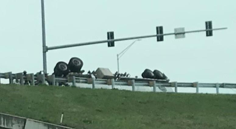 Several ramps to and from the Jane Addams Memorial Tollway were closed after a tanker rolled over and leaked gasoline Wednesday in northwest suburban Des Plaines. Several ramps to and from the Jane Addams Memorial Tollway were closed after a tanker rolled over and leaked gasoline Wednesday in northwest suburban Des Plaines.