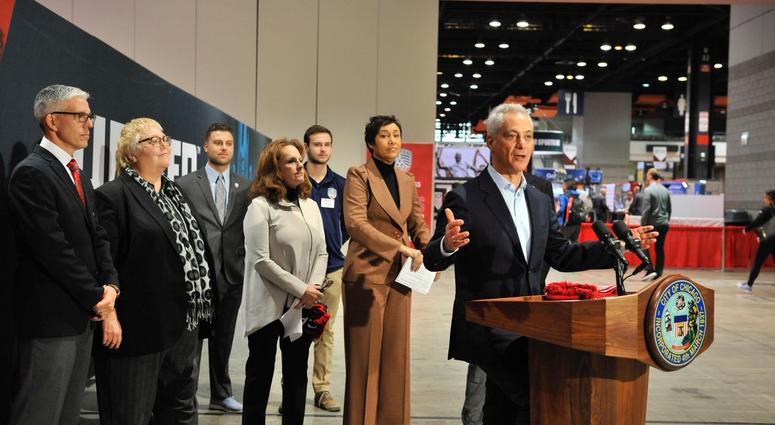 Mayor Rahm Emanuel today announced Chicago welcomed over 57.6 million visitors in 2018 - a growth of 4.3% over the previous year, resulting in a new tourism record.