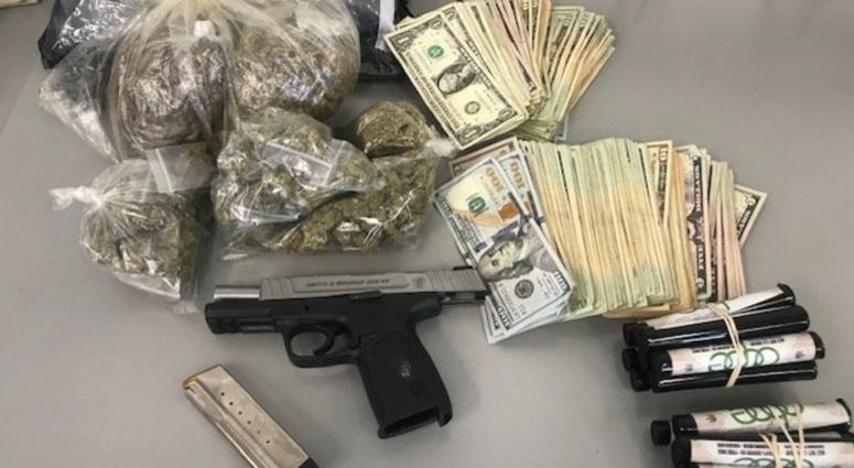 Police seized drugs, guns and cash in a series of drug raids on the South Side ahead of Memorial Day weekend. Police seized drugs, guns and cash in a series of drug raids on the South Side ahead of Memorial Day weekend.
