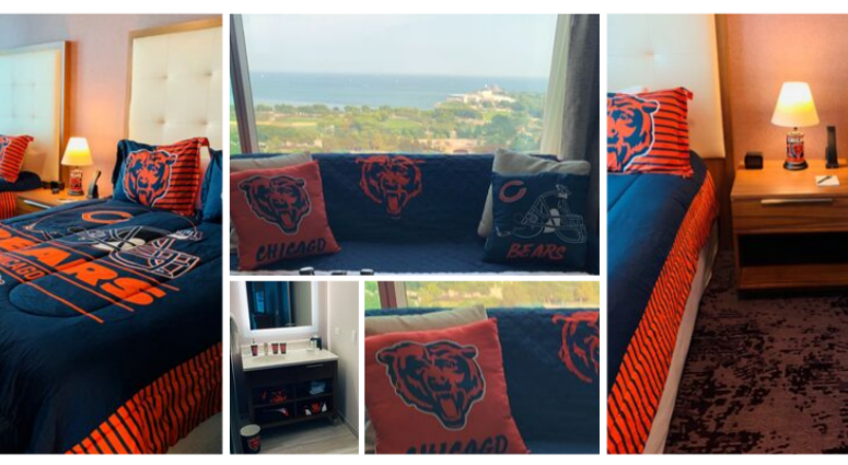 “Ultimate Bears Suite” at Homewood Suites by Hilton Chicago Downtown South Loop “Ultimate Bears Suite” at Homewood Suites by Hilton Chicago Downtown South Loop