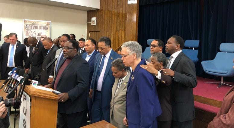 Mayor-elect Lori Lightfoot and her opponent, Cook County Board President Toni Preckwinkle appeared together today at Rainbow-Push. Mayor-elect Lori Lightfoot and her opponent, Cook County Board President Toni Preckwinkle appeared together today at Rainbow-Push.